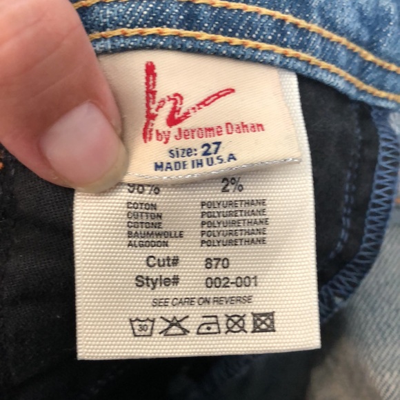 Citizens of Humanity Ingrid #002 low waist flair stretch jeans Women's 27 flare - Picture 13 of 15